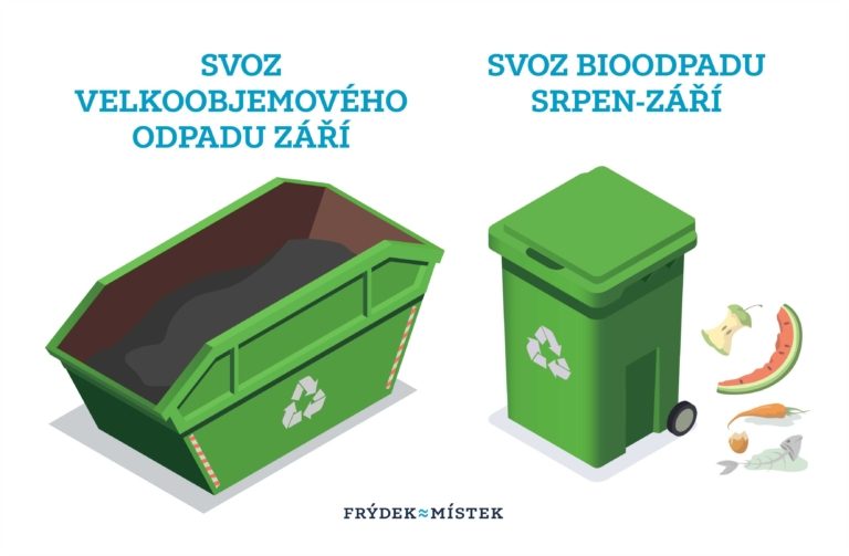 Termíny svozu bioodpadu a velkoobjemového odpadu