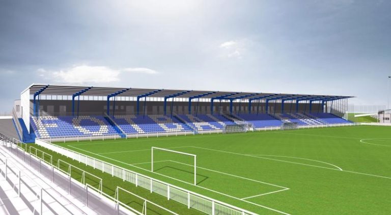 Rekonstrukce areálu fotbalového stadionu Stovky ve Frýdku-Místku
