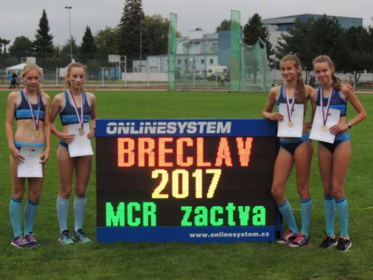 Mladí atleti zářili na Mistrovství České republiky