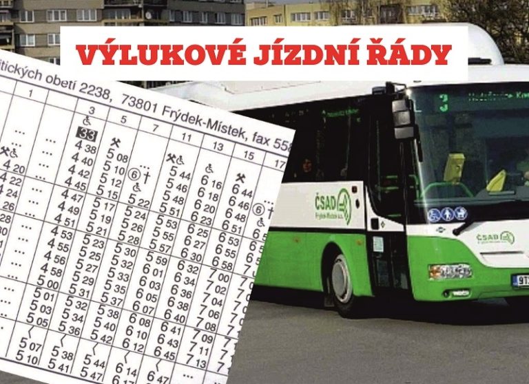 MHD najede od 1. července na výlukové jízdní řády