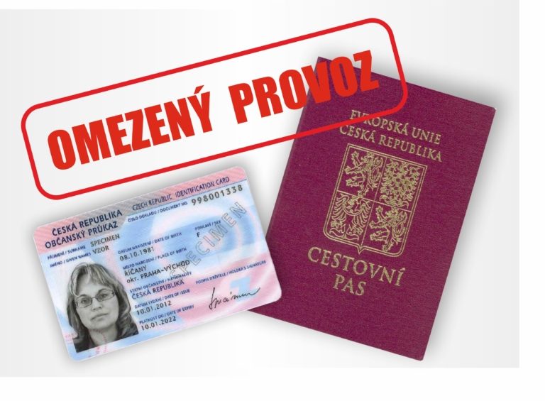 Vyřízení občanek, pasů a evidence obyvatel jede v omezeném režimu