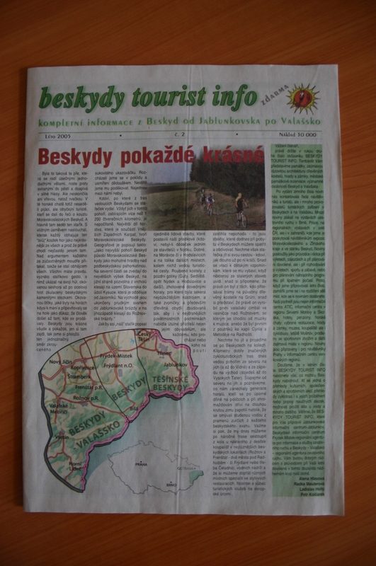 Informační noviny pomohou turistům