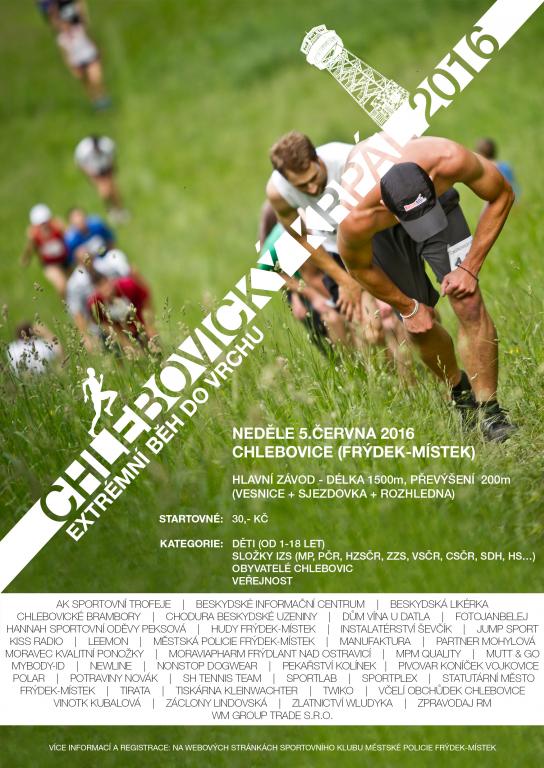 Pozvánka na 4. ročník extrémního běžeckého závodu Chlebovický krpál